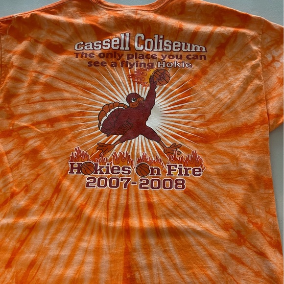 Hanes Virginia Tech “Hokies on Fire” T-shirt, 2X - Picture 3 of 8